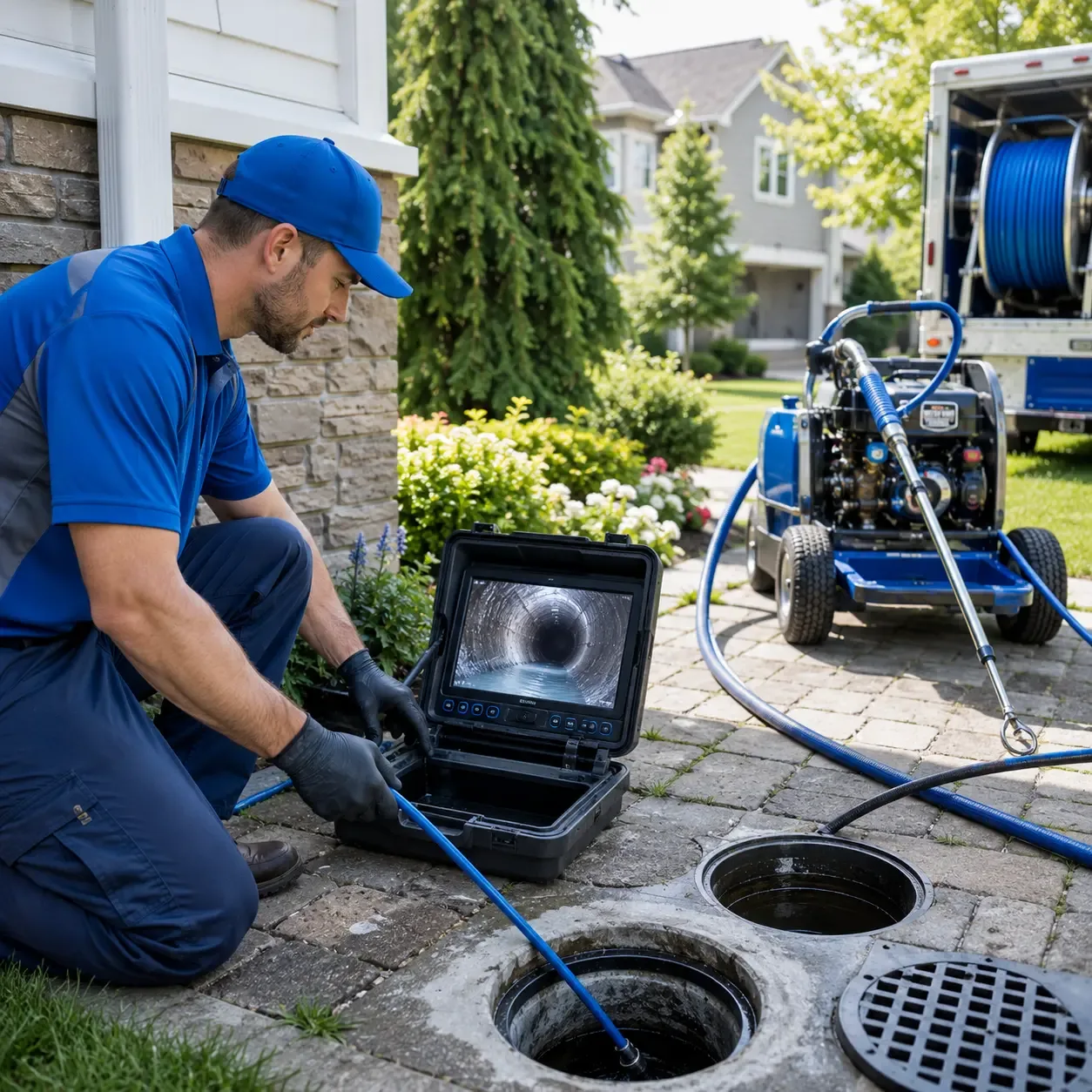 Outdoor drain cleaning professionals serving Le Center, MN